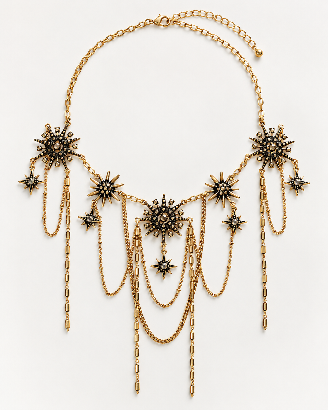 Sorin Celestial Chain Drop Necklace — product view