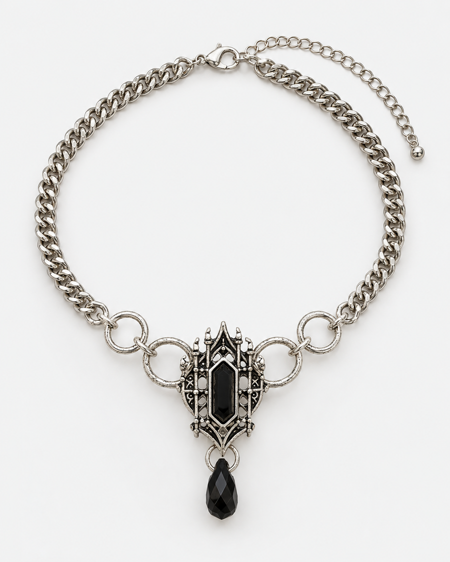 Cathedral Gothic Chunky Chain Choker