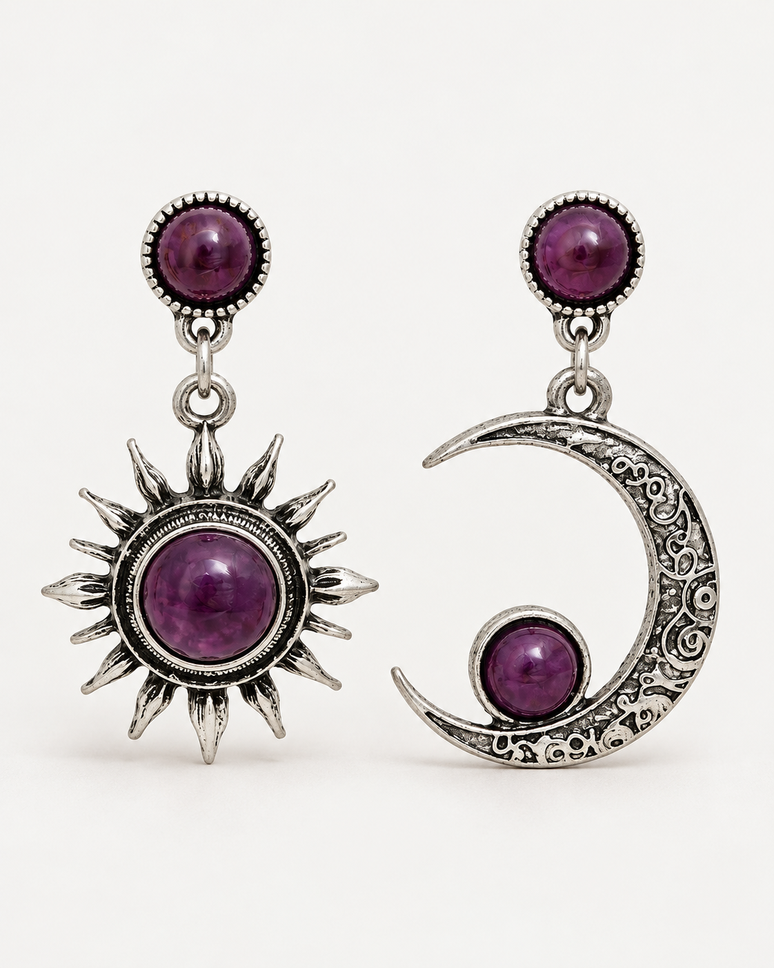 Eclipse Gem Drop Earrings — product view