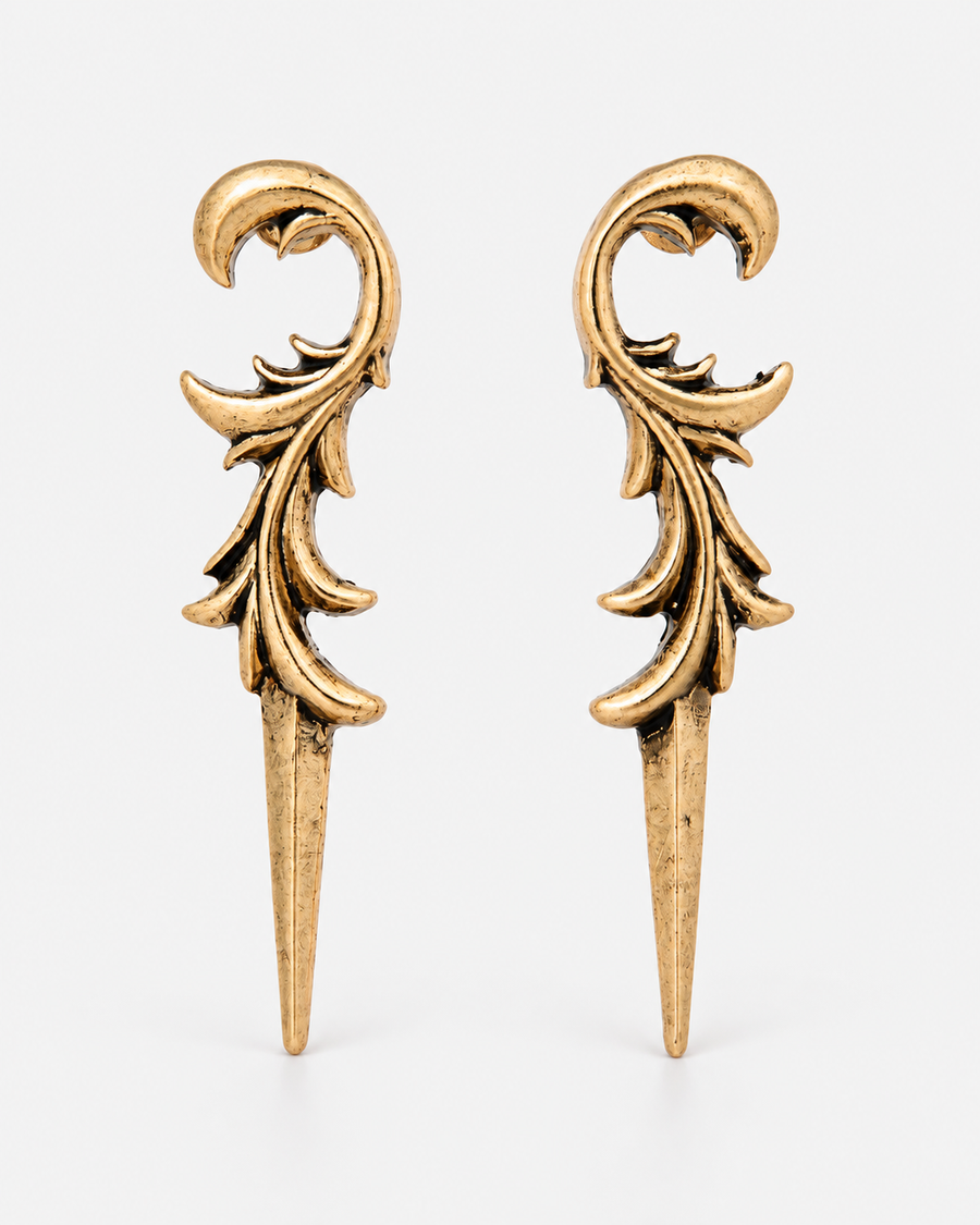 Torune Ornate Dagger Earrings