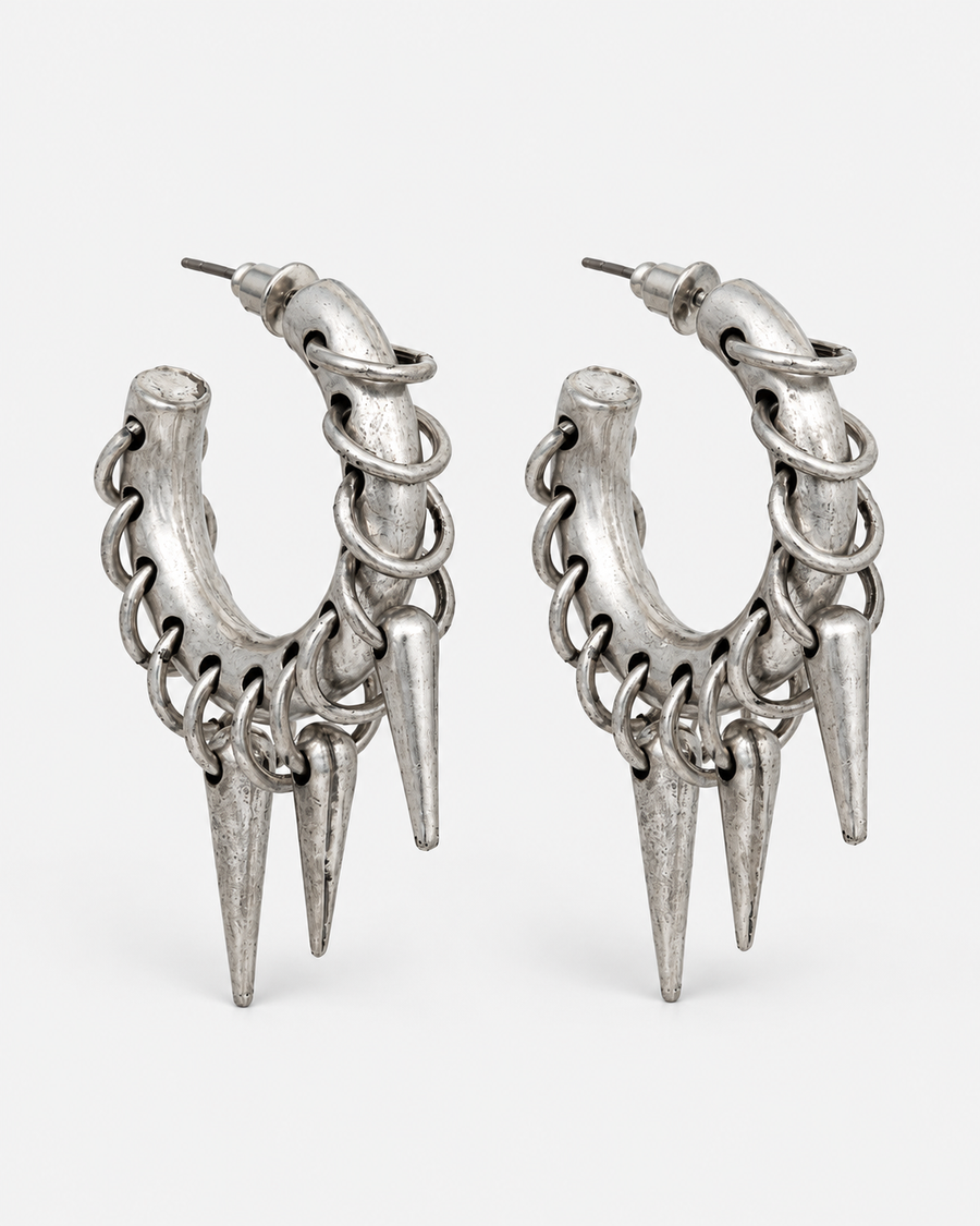 Gloryx Spike Pierced Hoops