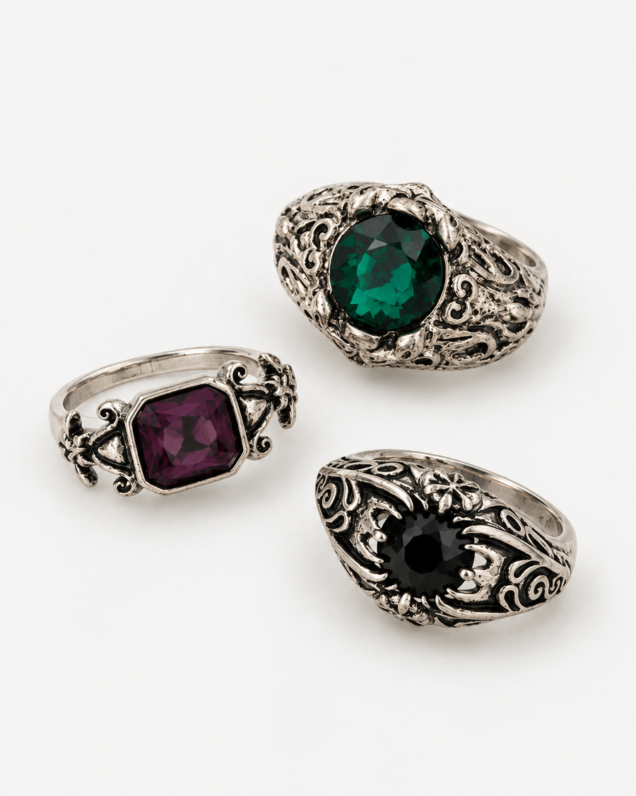 Corrowyn Gem Rings 3PK