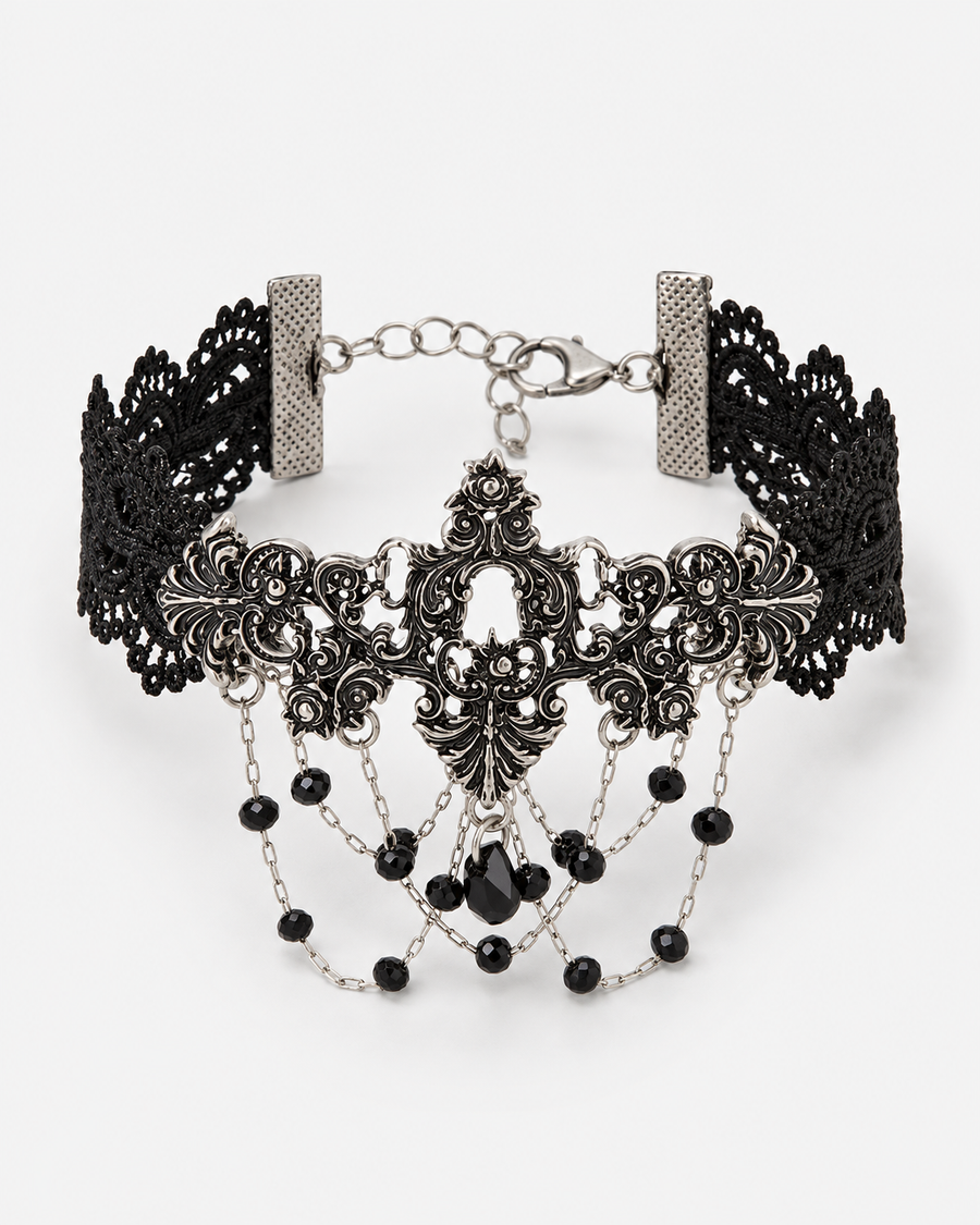 Evara Ornate Lace Bracelet