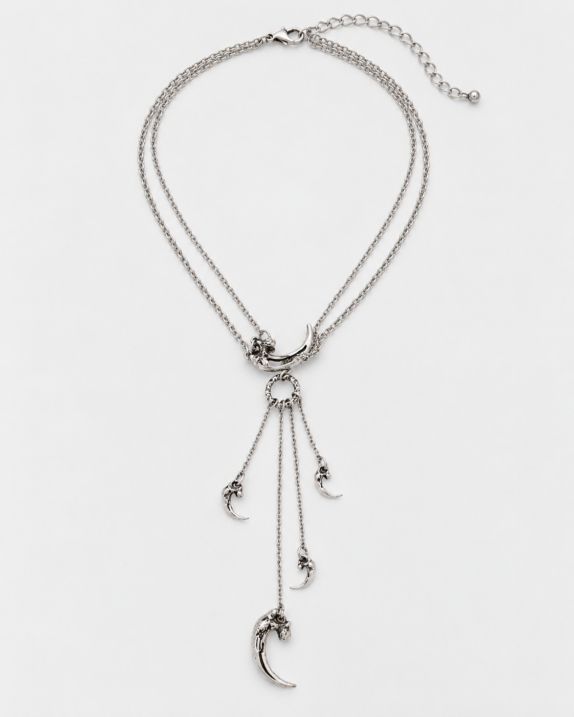 Valuma Layered Claw Necklace — product view