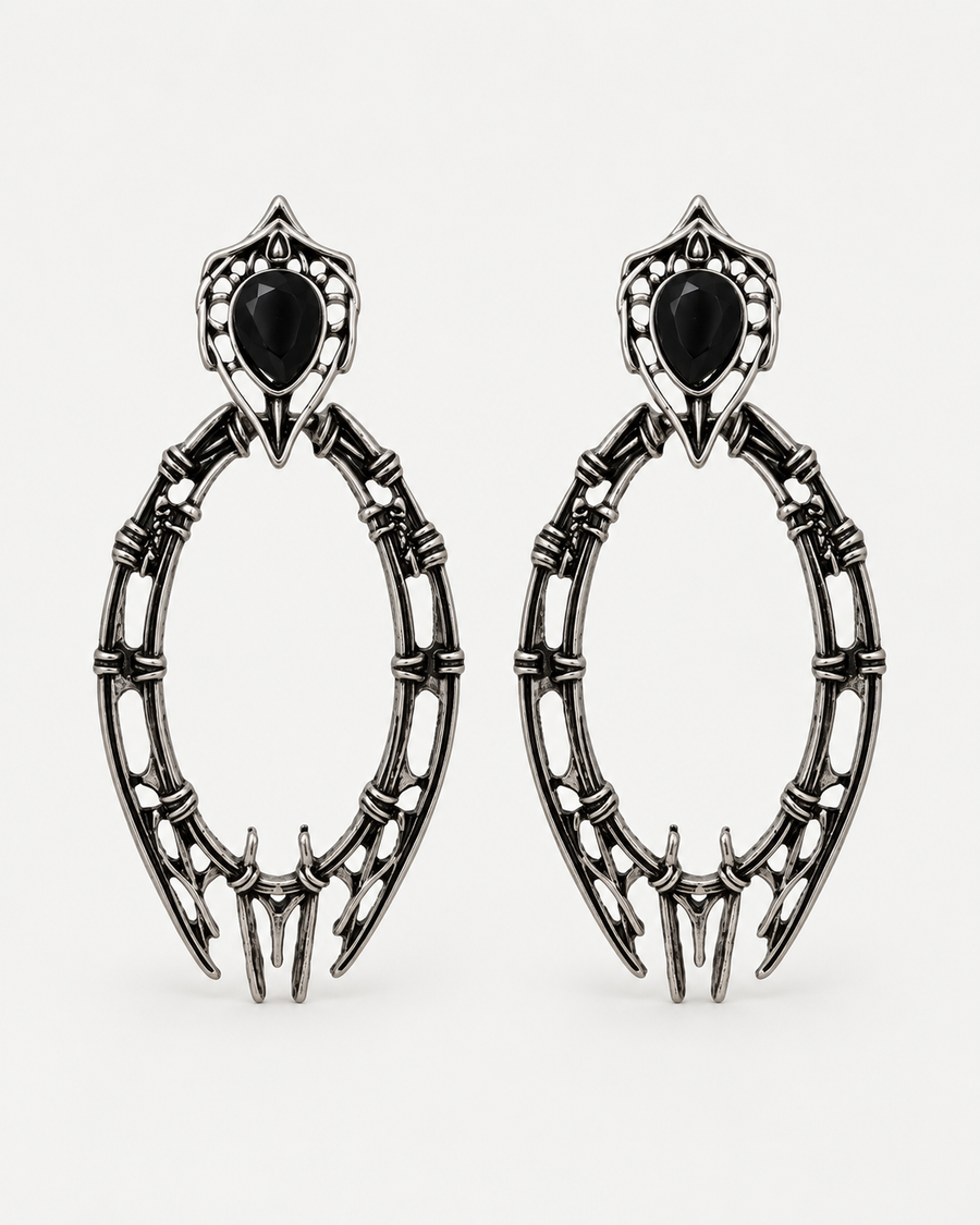 Gothique Stone Drop Earrings