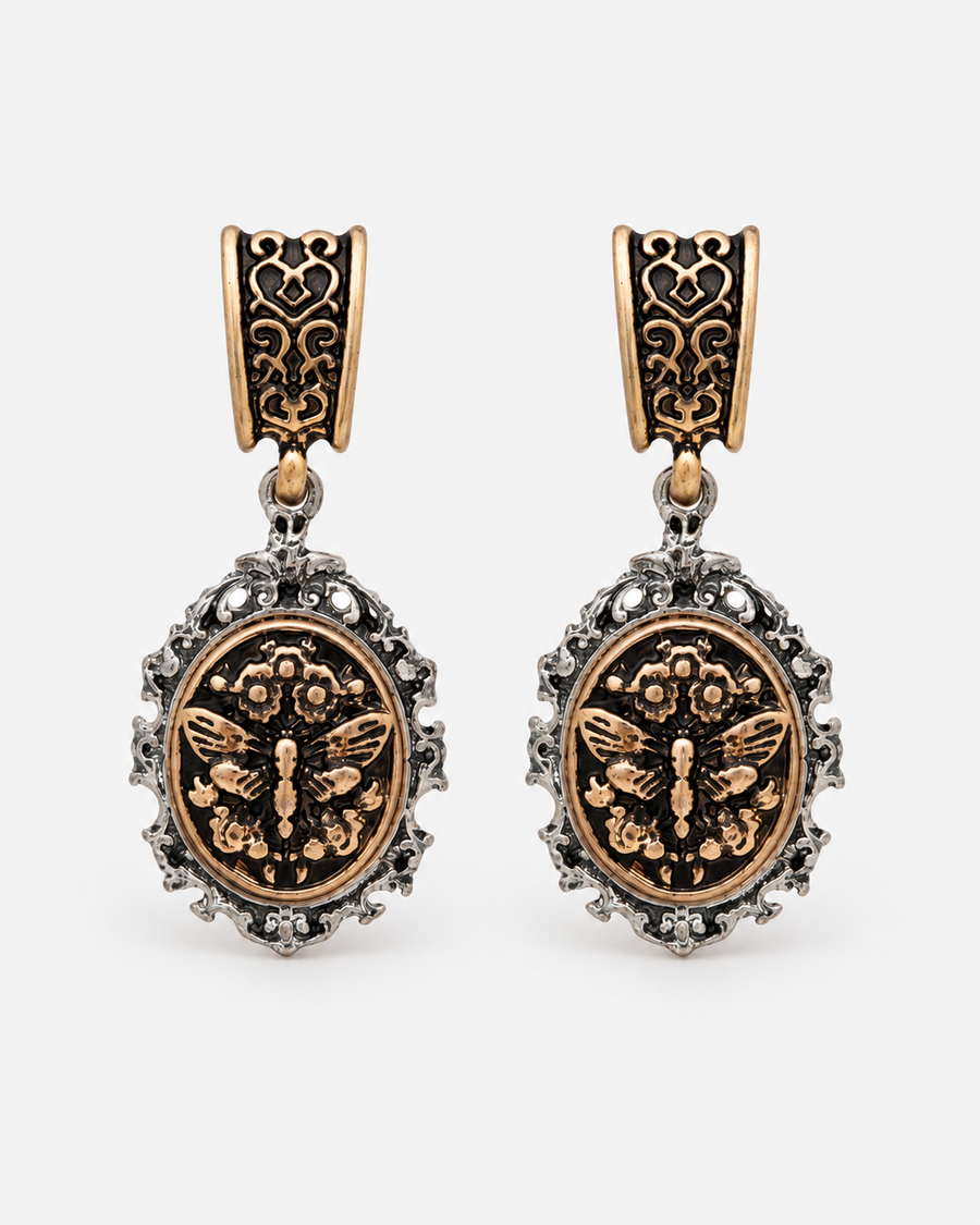 Rosamoth Cameo Drop Earrings