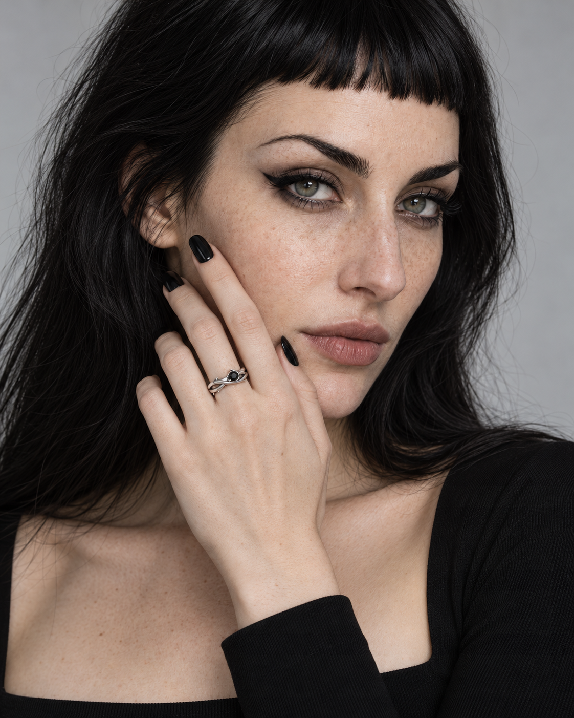 Rosethorn Black Stone Band — Noctimoth adult model view