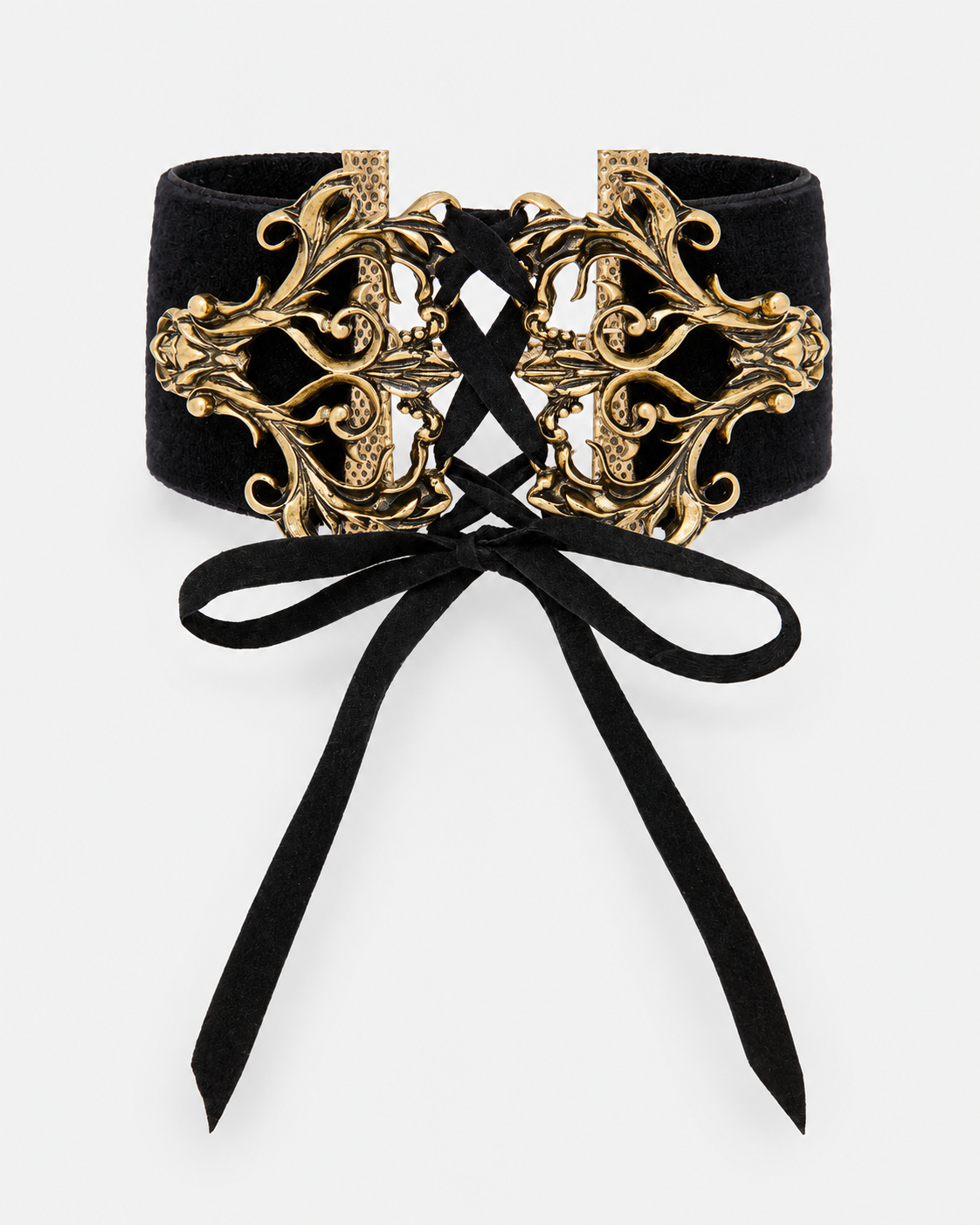 Aurelium Ornate Ribbon Cuff — Noctimoth product view