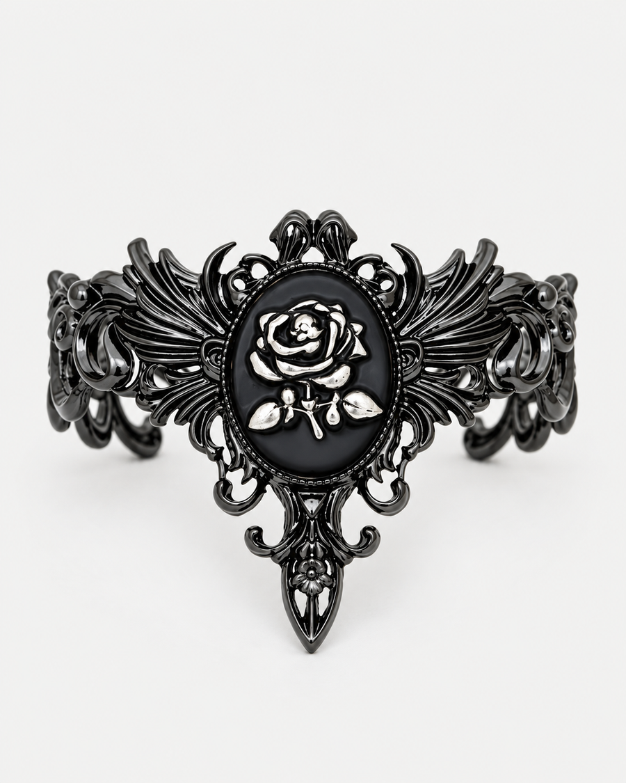 Velthra Rose Cameo Cuff