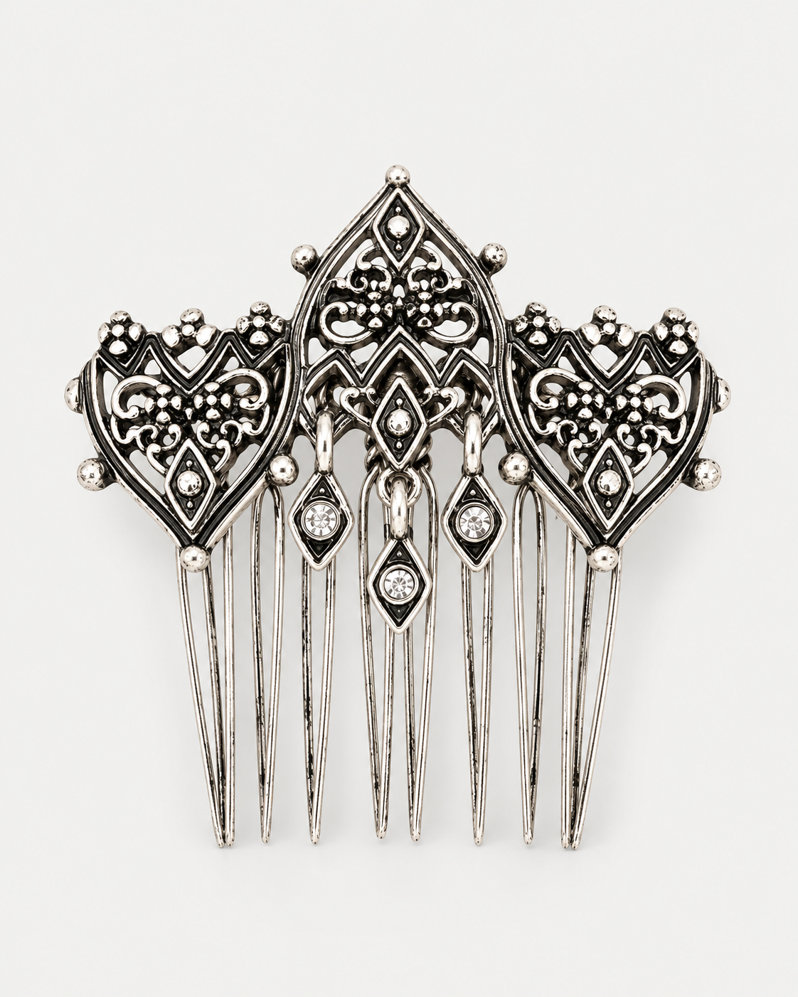 Cathedral Hair Comb Pin — Noctimoth product view