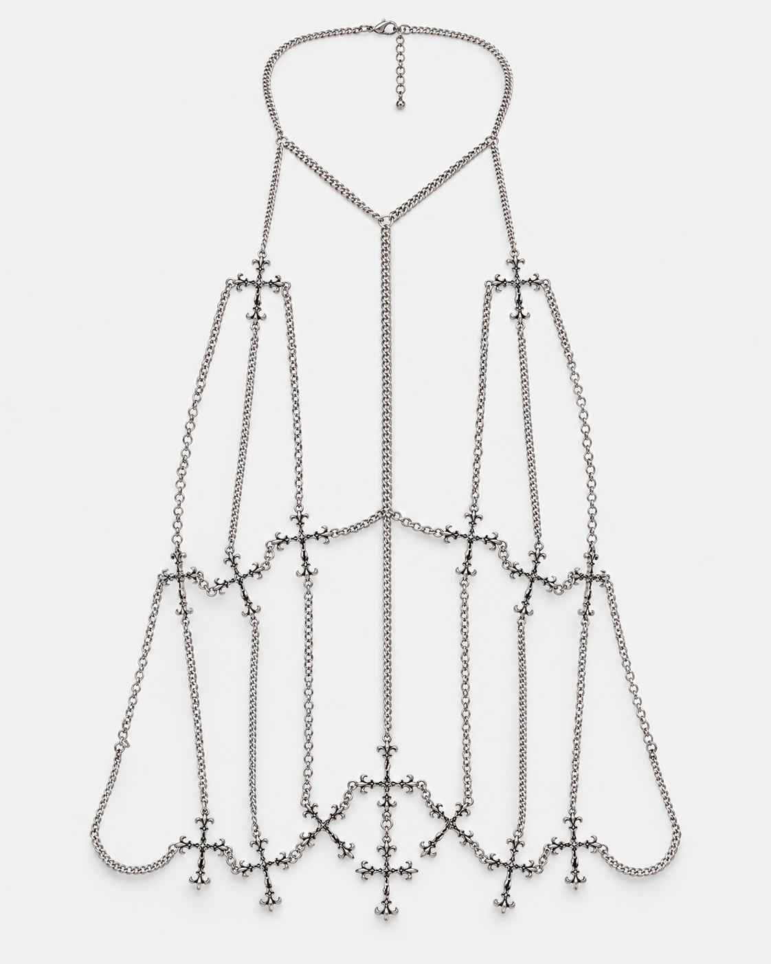 Vaelis Cross Chain Harness — Noctimoth product view
