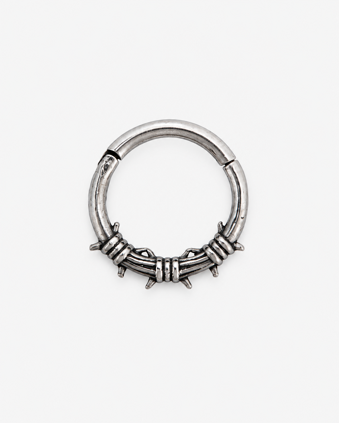 Echo Barbed Septum Piercing — Noctimoth product view